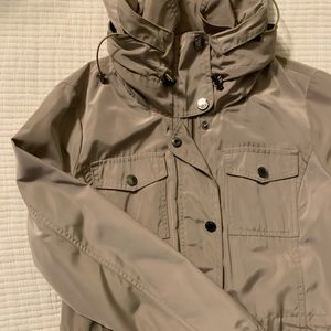 MICHAEL KORS Rain Jacket - Tan - SMALL